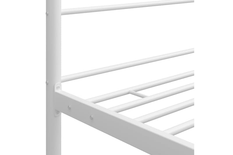 Himmelsengeramme hvit metall 90x200 cm - Hvit - Møbler - Senger - Himmelseng