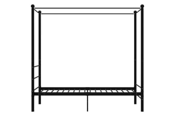 Himmelsengeramme svart metall 100x200 cm - Svart - Møbler - Senger - Himmelseng
