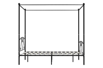 Himmelsengeramme svart metall 160x200 cm - Møbler - Senger - Himmelseng