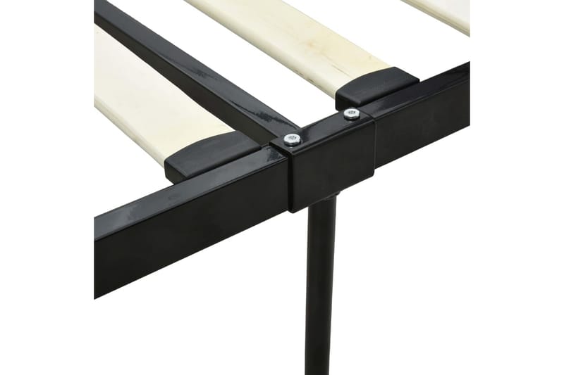 Himmelsengeramme svart metall 160x200 cm - Møbler - Senger - Himmelseng