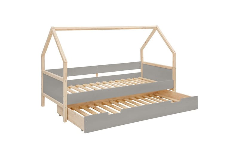 Himmelseng Loft24 Himmelseng Square Line Grå - Møbler - Senger - Himmelseng