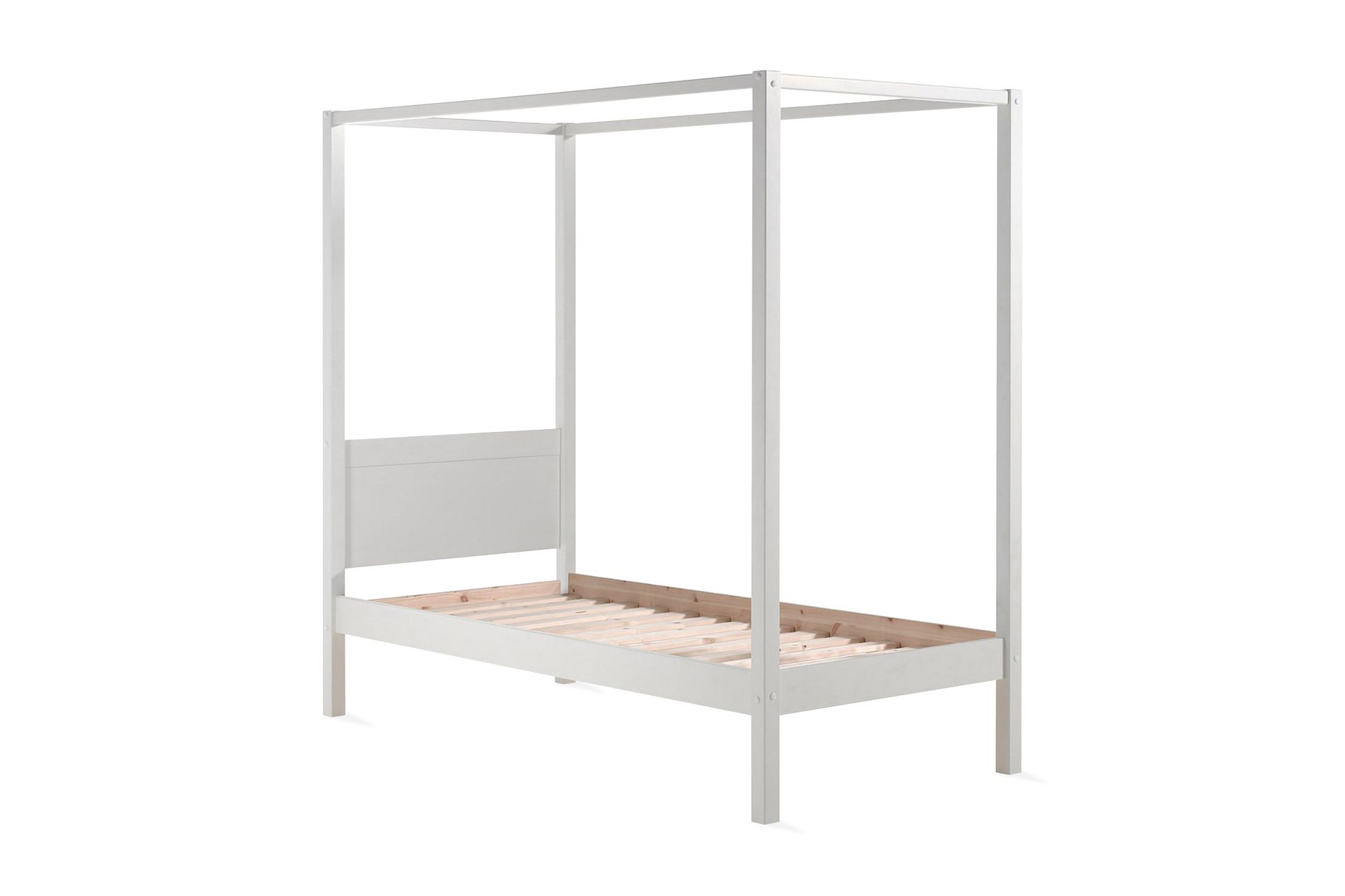 Pirue Himmelseng 90x200 - Tre/Brun - Møbler - Senger - Himmelseng