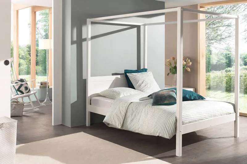 Pirue Himmelseng - Tre/Brun - Møbler - Senger - Himmelseng