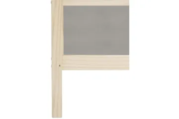 Himmelseng Square Line Grå, 205x96x184 cm - Grå, 205x96x184 cm - Møbler - Senger - Himmelseng