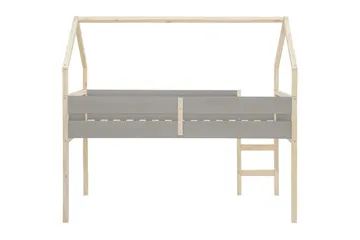 Himmelseng Square Line Grå, 205x96x184 cm - Grå, 205x96x184 cm - Møbler - Senger - Himmelseng