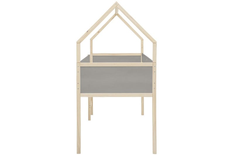 Himmelseng Square Line Grå, 205x96x184 cm - Grå, 205x96x184 cm - Møbler - Senger - Himmelseng