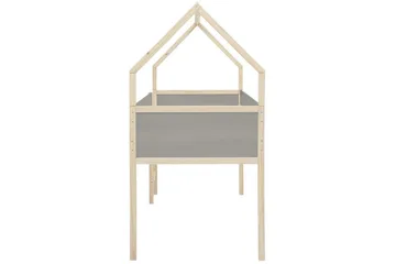 Himmelseng Square Line Grå, 205x96x184 cm - Grå, 205x96x184 cm - Møbler - Senger - Himmelseng