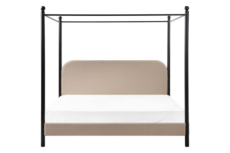 Himmelssäng Beige, Black 180x200 - Møbler - Senger - Himmelseng