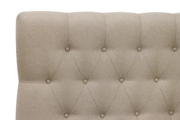 HVILA Classic komplett sengepakke 120x200 cm, kontinentalseng med diamantmønstret sengegavl - Beige - Møbler - Senger - Komplett sengepakke