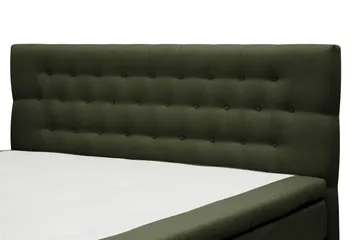 HVILA Classic komplett sengepakke 160x200 cm kontinentalseng med diamantmønstret sengegavl - Grønn - Møbler - Senger - Komplett sengepakke