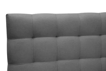 HVILA Classic komplett sengepakke 160x200 cm kontinentalseng med rutemønstret sengegavl - Grå - Møbler - Senger - Komplett sengepakke
