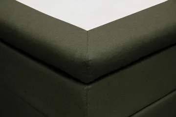 HVILA Classic komplett sengepakke 160x200 cm kontinentalseng med rutemønstret sengegavl - Grønn - Møbler - Senger - Komplett sengepakke
