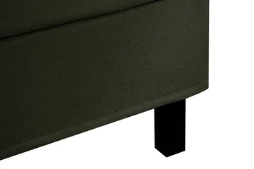 HVILA Classic komplett sengepakke 160x200 cm kontinentalseng med rutemønstret sengegavl - Grønn - Møbler - Senger - Komplett sengepakke