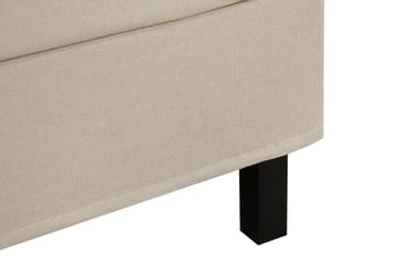 HVILA Classic komplett sengepakke 160x200 cm kontinentalseng med rutet sengegavl - Beige - Møbler - Senger - Komplett sengepakke