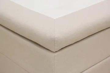 HVILA Classic komplett sengepakke 160x200 cm kontinentalseng med rutet sengegavl - Beige - Møbler - Senger - Komplett sengepakke