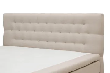 HVILA Classic komplett sengepakke 180x200 cm kontinentalseng med diamantmønstret sengegavl - Beige - Møbler - Senger - Komplett sengepakke