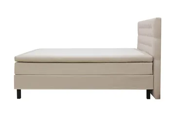 HVILA Classic komplett sengepakke 180x200 cm kontinentalseng med diamantmønstret sengegavl - Beige - Møbler - Senger - Komplett sengepakke