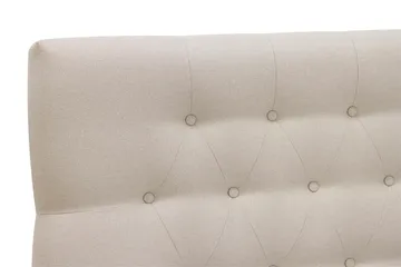 HVILA Classic komplett sengepakke 180x200 cm kontinentalseng med diamantmønstret sengegavl - Beige - Møbler - Senger - Komplett sengepakke