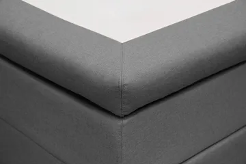 HVILA Classic komplett sengepakke 180x200 cm kontinentalseng med diamantmønstret sengegavl - Grå - Møbler - Senger - Komplett sengepakke