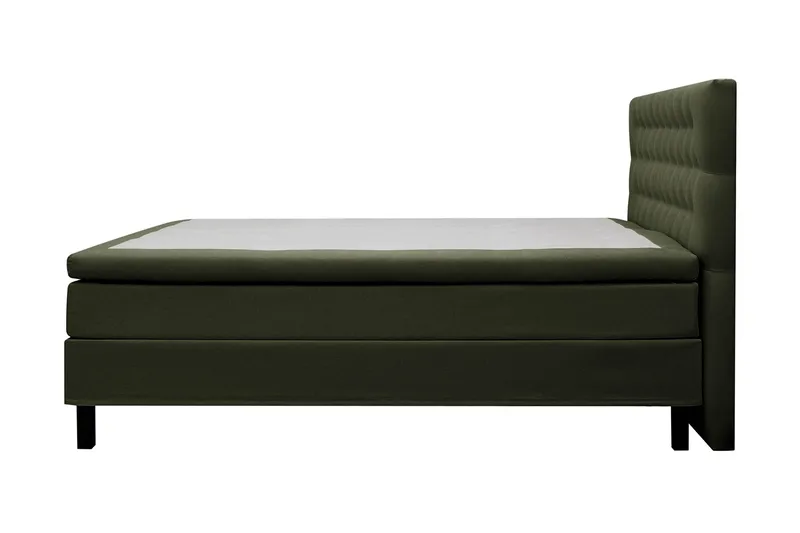 HVILA Classic komplett sengepakke 180x200 cm kontinentalseng med diamantmønstret sengegavl - Grønn - Møbler - Senger - Kontinentalsenger