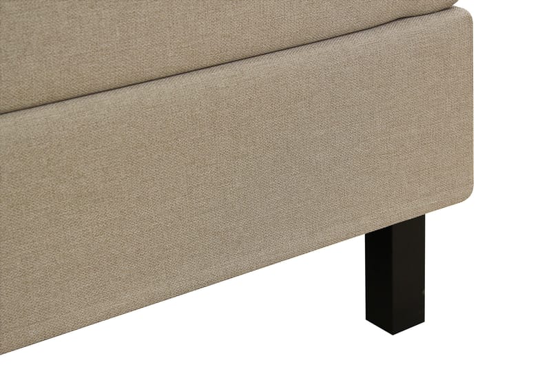 HVILA Classic komplett sengepakke 180x200 cm kontinentalseng med rutet sengegavl - Beige - Møbler - Senger - Kontinentalsenger