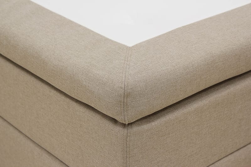 HVILA Classic komplett sengepakke 180x200 cm kontinentalseng med rutet sengegavl - Beige - Møbler - Senger - Kontinentalsenger