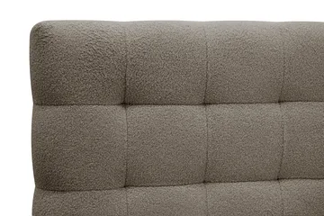 HVILA Classic komplett sengepakke 180x200 cm kontinentalseng med rutet sengegavl - Brun - Møbler - Senger - Komplett sengepakke