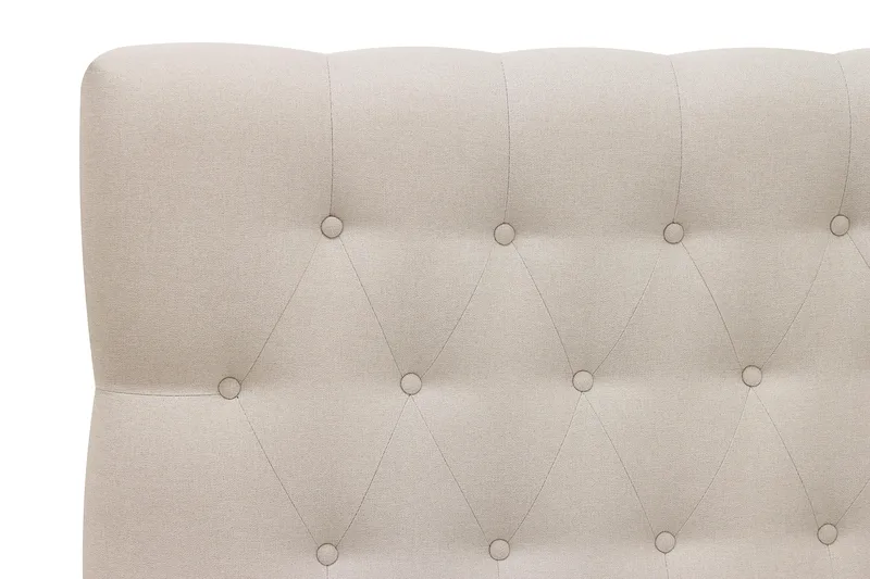 HVILA Classic komplett sengepakke 90x200 cm, kontinentalseng med diamantmønstret sengegavl - Beige - Møbler - Senger - Komplett sengepakke