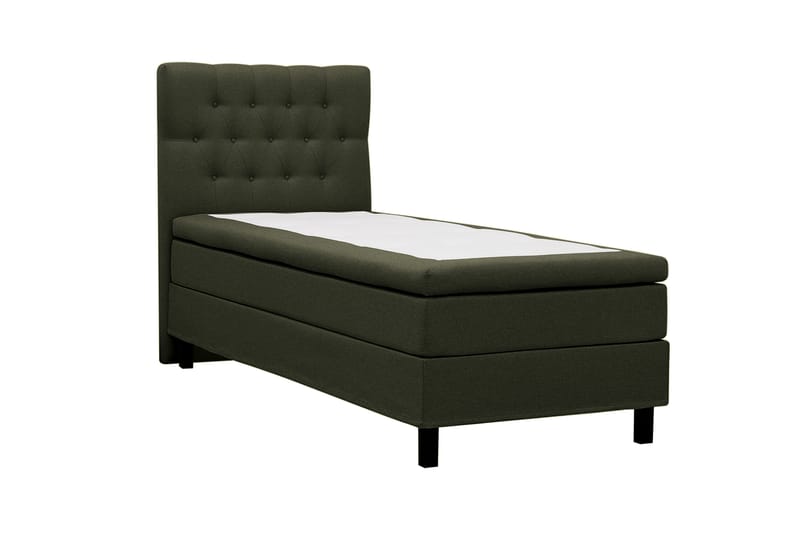 HVILA Classic komplett sengepakke 90x200 cm, kontinentalseng med diamantmønstret sengegavl - Grønn - Møbler - Senger - Komplett sengepakke