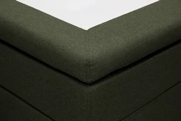 HVILA Classic komplett sengepakke 90x200 cm, kontinentalseng med diamantmønstret sengegavl - Grønn - Møbler - Senger - Komplett sengepakke
