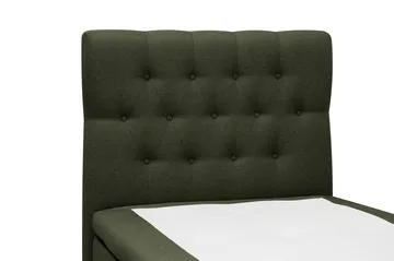 HVILA Classic komplett sengepakke 90x200 cm, kontinentalseng med diamantmønstret sengegavl - Grønn - Møbler - Senger - Komplett sengepakke