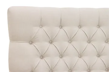 HVILA Luksus Komplett sengepakke 180x200 cm Kontinentalseng med sengegavl med knapper - Lysbeige - Møbler - Senger - Komplett sengepakke