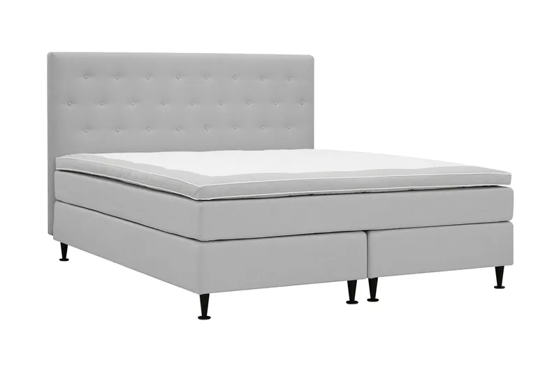 HVILA Plus Komplett Sengepakke 180x200 cm - Grå - Møbler - Senger - Komplett sengepakke