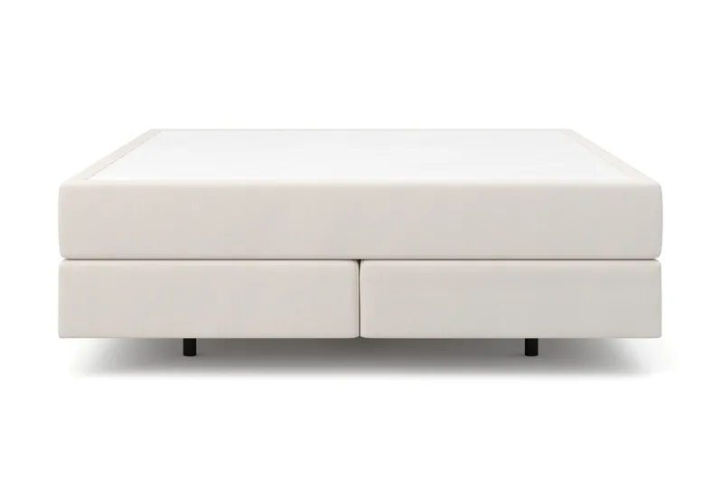 HVILA Premium kontinentalseng 180x200 cm med svevende effekt uten overmadrass, Hvit