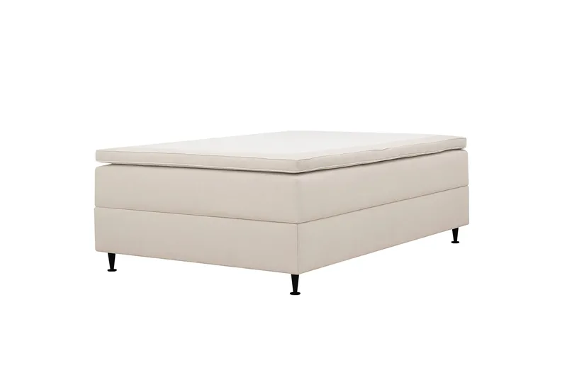HVILA Plus kontinentalseng med oppbevaring 120x200 cm - Lys beige - Møbler - Senger - Kontinentalsenger