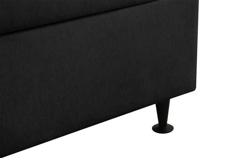 HVILA Plus komplett sengesett med oppbevaring 140x200 cm - Antrasitt - Møbler - Senger - Kontinentalsenger