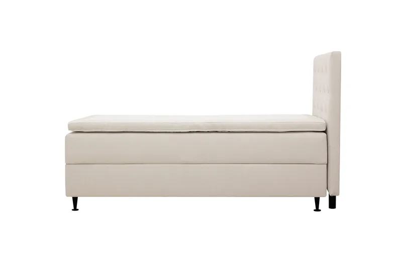 HVILA Plus komplett sengesett med oppbevaring 90x200 cm - Lys beige - Møbler - Senger - Kontinentalsenger