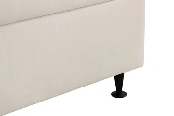 HVILA Plus kontinentalseng med oppbevaring 160x200 cm - Lys beige - Møbler - Senger - Komplett sengepakke