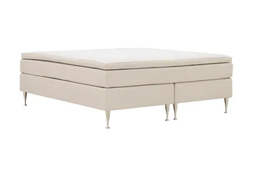 HVILA Plus kontinentalseng 160x200 cm - Lys beige - Møbler - Senger - Komplett sengepakke