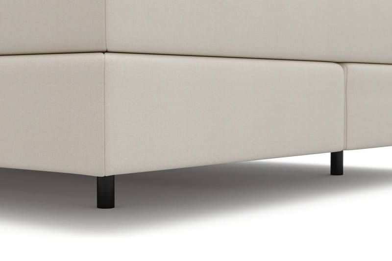 HVILA Premium sengepakke kontinentalseng 180x200 cm med svevende effekt uten overmadrass - Hvit - Møbler - Senger - Komplett sengepakke