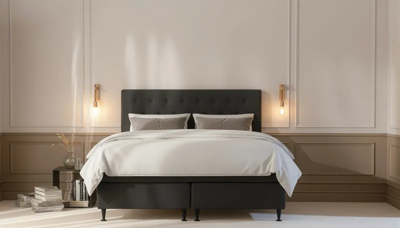 HVILA Plus komplett sengesett 180x200 cm - Antrasitt - Møbler - Senger - Komplett sengepakke