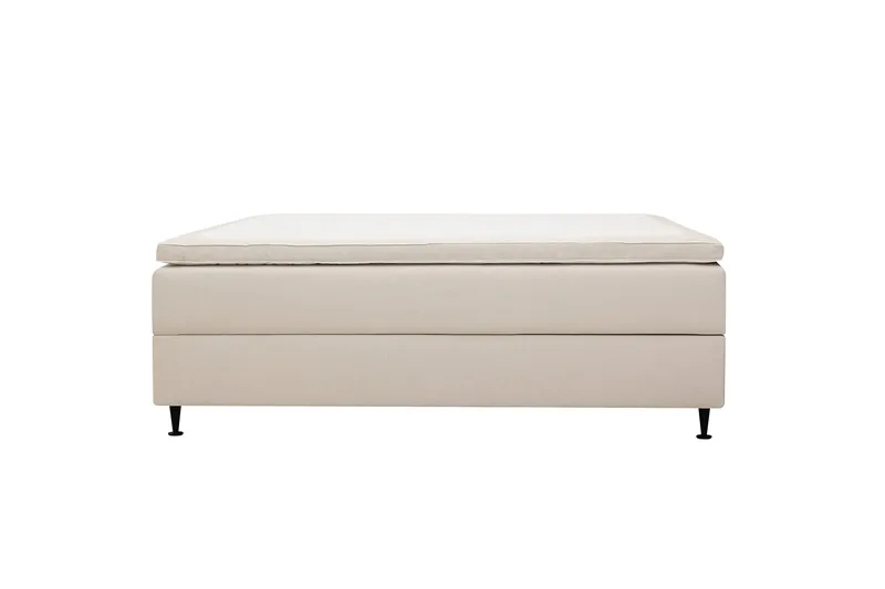 HVILA Plus kontinentalseng med oppbevaring 120x200 cm - Lys beige - Møbler - Senger - Kontinentalsenger