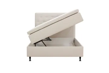 HVILA Plus komplett sengesett med oppbevaring 120x200 cm - Lys beige - Møbler - Senger - Komplett sengepakke
