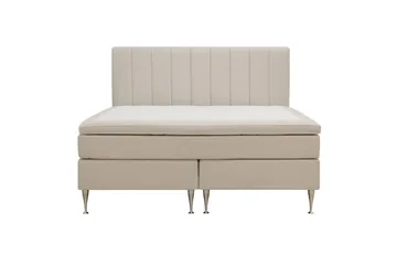 HVILA Plus kontinentalseng 160x200 cm - Lys beige - Møbler - Senger - Komplett sengepakke