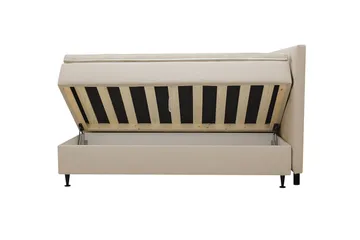 HVILA Plus komplett sengesett med oppbevaring 180x200 cm - Beige - Møbler - Senger - Komplett sengepakke