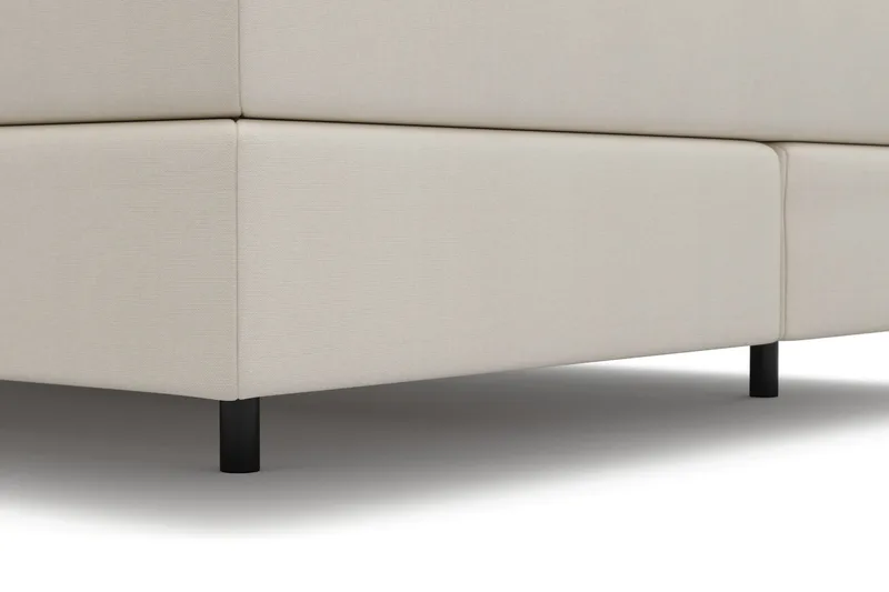 HVILA Premium Kontinentalseng 180x200 cm med Svevende Effekt inkl. Overmadrass i Memoryskum med Vaskbart Trekk - Memoryskum - Møbler - Senger - Komplett sengepakke