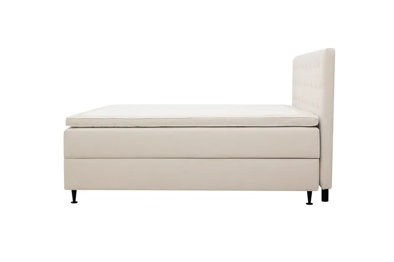 HVILA Plus Komplett sengepakke med oppbevaring 180x200 cm - Lys beige - Møbler - Senger - Kontinentalsenger