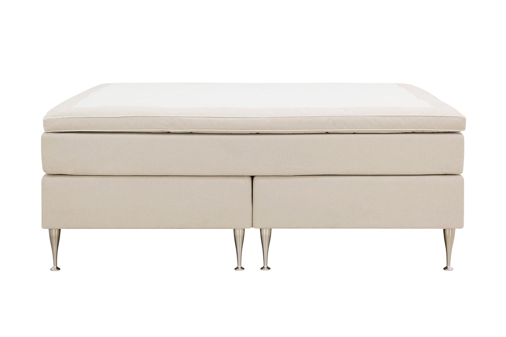 HVILA Plus kontinentalseng 160x200 cm - Lys beige
