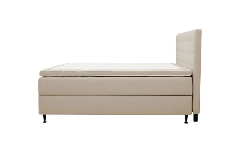 HVILA Plus komplett sengesett med oppbevaring 180x200 cm - Beige - Møbler - Senger - Kontinentalsenger