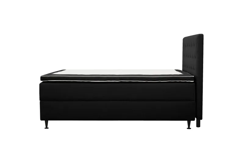 HVILA Plus komplett sengesett med oppbevaring 140x200 cm - Antrasitt - Møbler - Senger - Kontinentalsenger